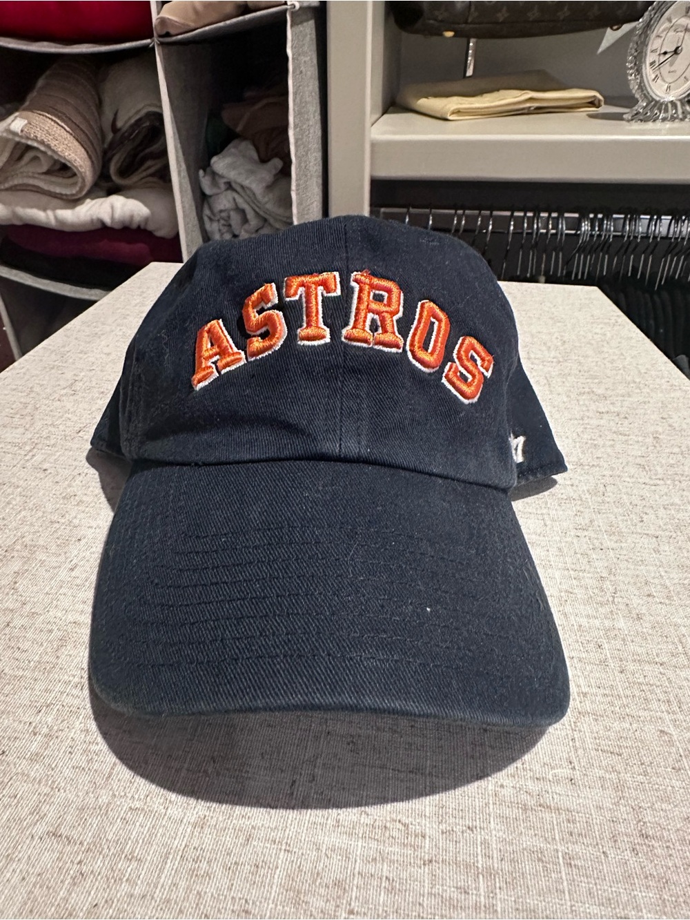 Classic Astros Embroidered Navy Baseball Cap
